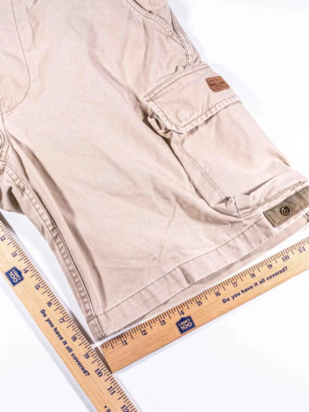 Vintage Polo Jeans Co Ralph Lauren Military Cargo Shorts Mens 33 Y2K Utility